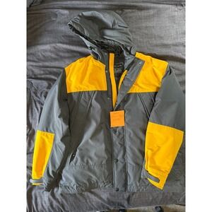 American Eagle Men's Performance All Weather Parka w/Hood XL Black/Yellow